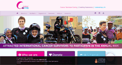 Desktop Screenshot of cancervive.co.za